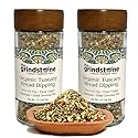The Grindstone, Organic Tuscany bread dipping mix, perfect seasoning spice with extra virgin olive oil, bread, pasta topper, 2 oz. glass bottle