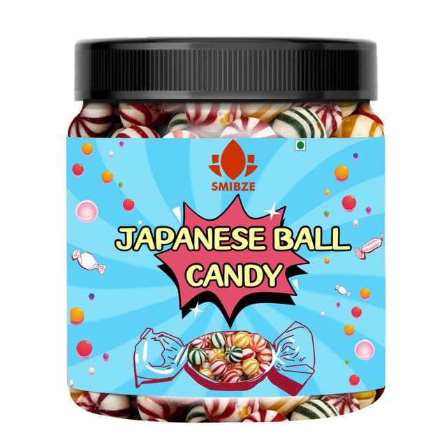 SMIBZE Natural Japanese Ball Candy 250 GM (Pack of 1) SMIBZE