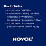 ROYCE Chocolate Bar Selection - Assortment of Chocolates Bars | Ideal for Dessert Pairing for Enhanced Taste Experience | Chocolate Gift Set |