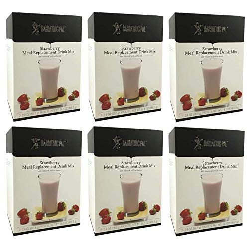 BariatricPal Very High Protein (35g) Shake Meal Replacement - Strawberry (6-Pack)