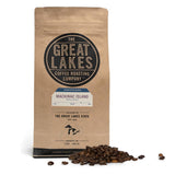 Great Lakes Medium/Dark Roast Whole Bean Coffee, Mackinac Island Signature Blend, Farmer Direct Sourced from Brazil, Columbia, Ethiopia
