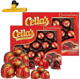 HOLIDAY GIFT | Cellas Chocolate Covered Cherries Milk Chocolate - 12 Ounce Christmas Chocolate, Chocolate Covered Cherry, Individually Wrapped