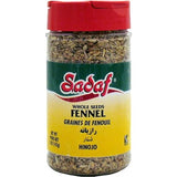 Sadaf Fennel Seeds - Whole Fennel Seeds for Cooking - Semillas de Hinojo - Kosher & Halal - 5 Oz Bottle with Shaker Top