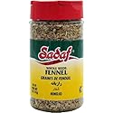 Sadaf Fennel Seeds - Whole Fennel Seeds for Cooking - Semillas de Hinojo - Kosher & Halal - 5 Oz Bottle with Shaker Top