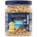 PLANTERS Fancy Whole Cashews with Sea Salt, 26 Ounces ( Pack of 1) Resealable Jar - Made with Simple Ingredients - Good Source of Vitamins