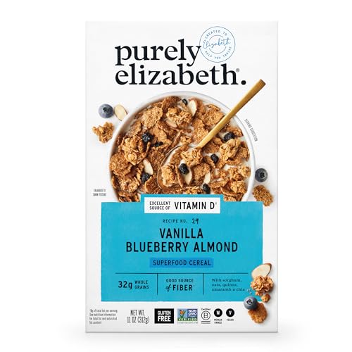 Purely Elizabeth, Vanilla Blueberry Almond Cereal, 11 Ounce