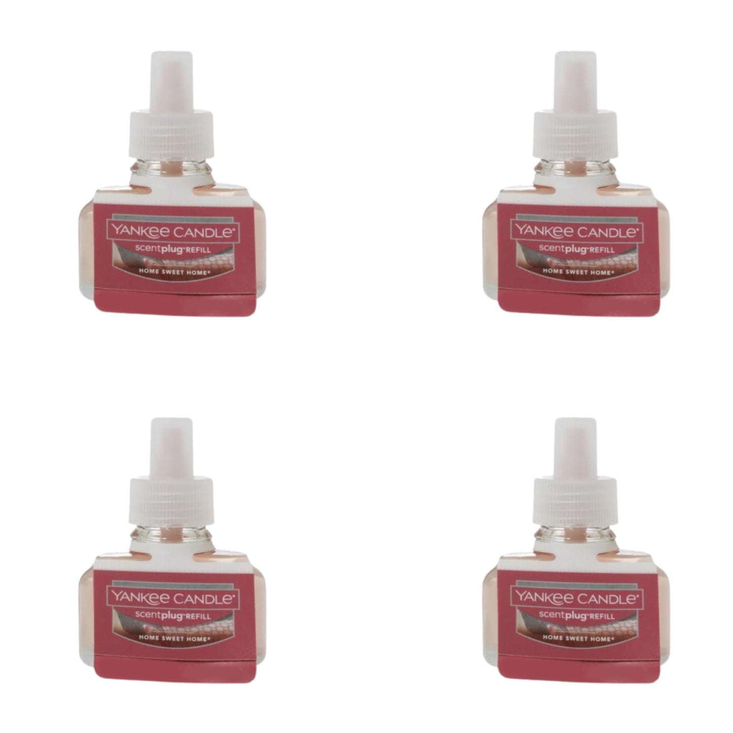 Yankee Candle Home Sweet Home Electric Home Fragrance Scent Plug Refill (Pack of 4)
