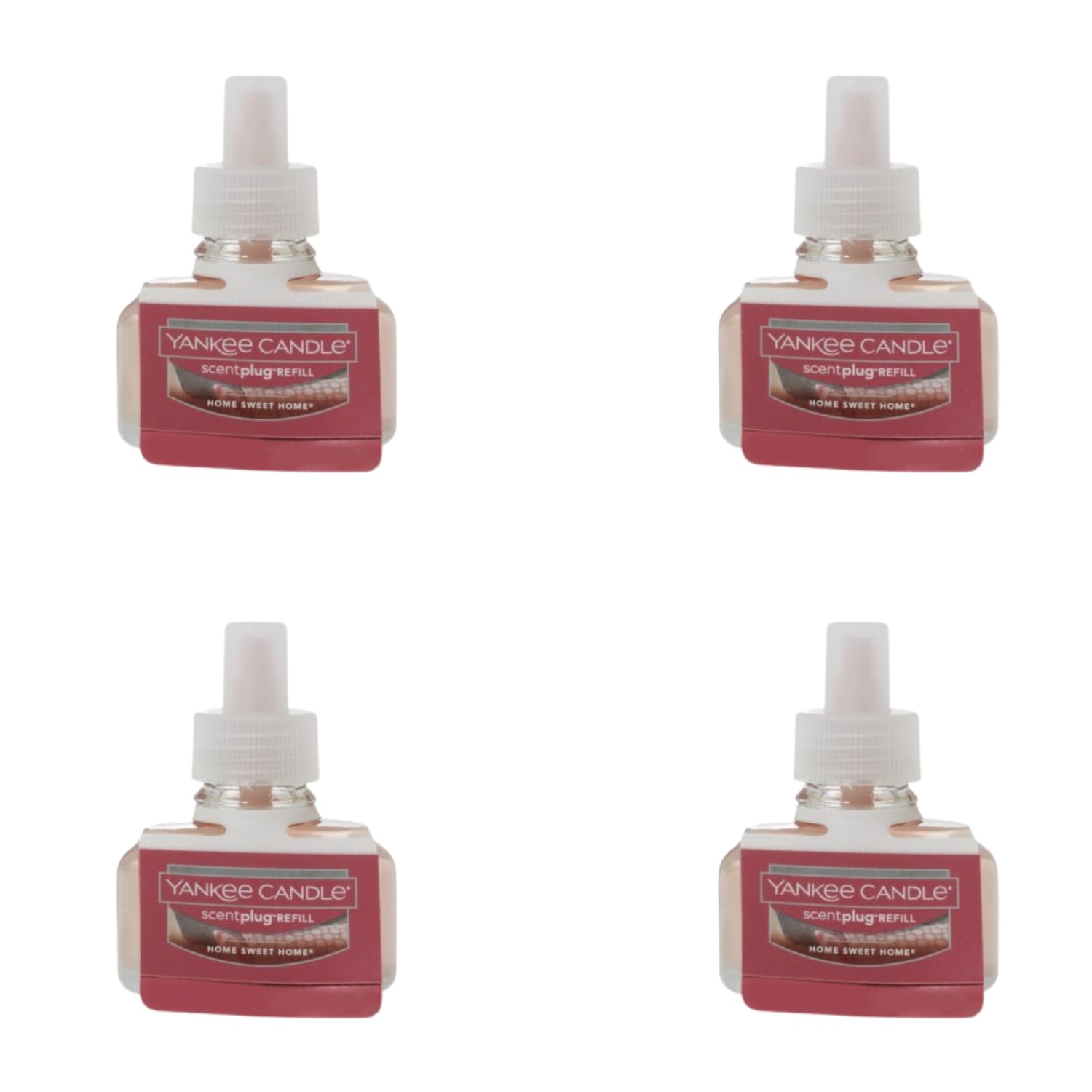 Yankee Candle Home Sweet Home Electric Home Fragrance Scent Plug Refill (Pack of 4)