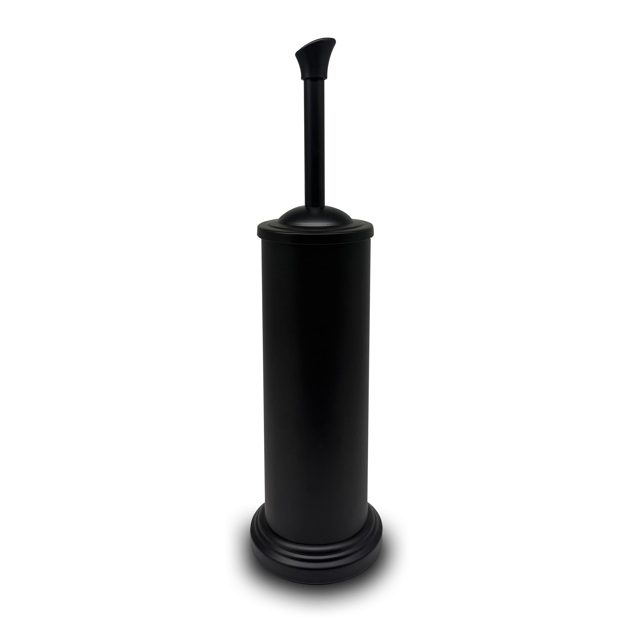 Indecor Home Stainless Steel Toilet Bowl Brush with Holder Metal Bathroom Cleaning Set Rustproof Hygienic Durable Modern Design
