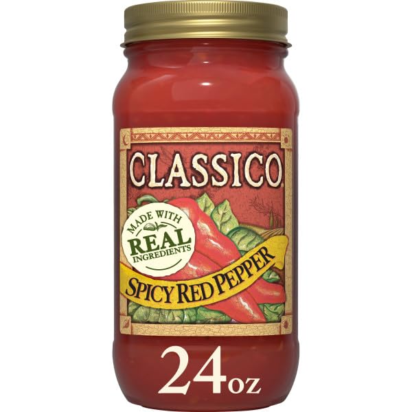 Classico Rustic Flavors Pasta Sauce (Caramelized Onion & Roasted Garlic + Spicy red Pepper + Roasted Garlic + Four Cheese) (Variety Pack)