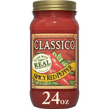 Classico Rustic Flavors Pasta Sauce (Caramelized Onion & Roasted Garlic + Spicy red Pepper + Roasted Garlic + Four Cheese) (Variety Pack)
