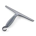 Full Circle Clean Ocean Squeegee - Shower, Glass, Window, Tile, Windshield - Streak-Free Finish with Rotating Hook for Easy Storage