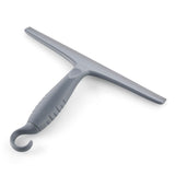 Full Circle Clean Ocean Squeegee - Shower, Glass, Window, Tile, Windshield - Streak-Free Finish with Rotating Hook for Easy Storage