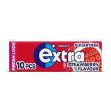 Extra Strawberry Flavour Chewing Gum Sugar Free 10 Pieces