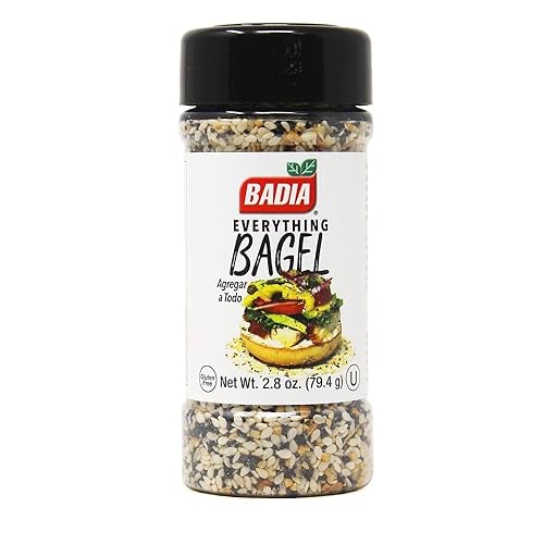Badia Everything Bagel Seasoning Blend, 2.8 oz - Sesame Seed, Poppy Seed, Garlic, Onion and Salt
