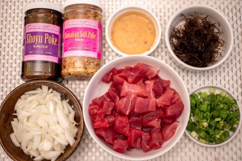 Ohana Flavors Hawaiian Salt Poke Mix 9 Oz Jar