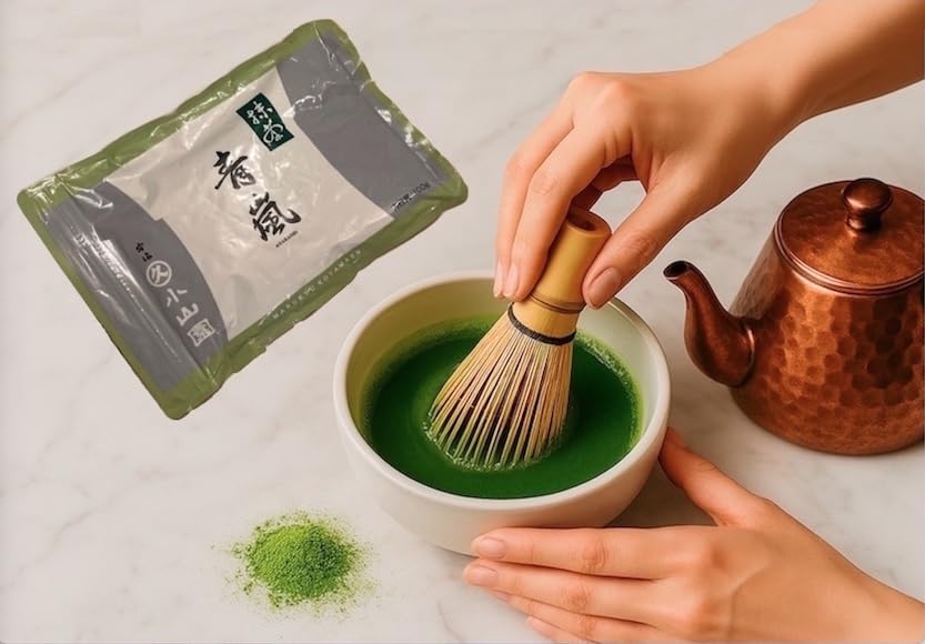 Aoarashi Matcha - Culinary Grade Japanese Green Tea Powder 100g Bag - Stone-Ground in Uji Kyoto for Lattes, Smoothies, Baking & Cooking