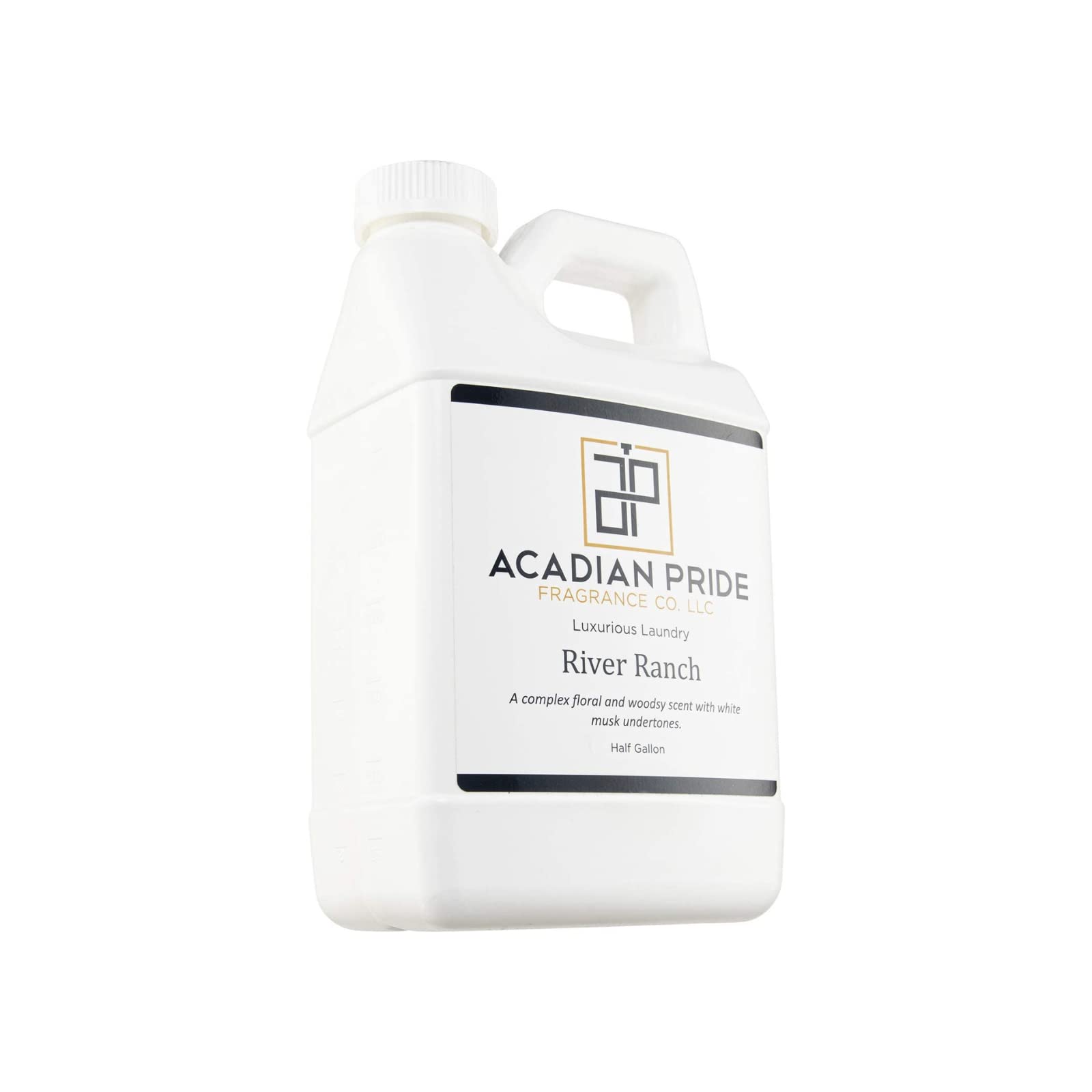 ACADIAN PRIDE FRAGRANCE CO Luxurious Wash Laundry Detergent 1/2 Gallon & Fragrance Oil 1oz Bundle Bulk Value Gift Set Home Fragrance Room Essential