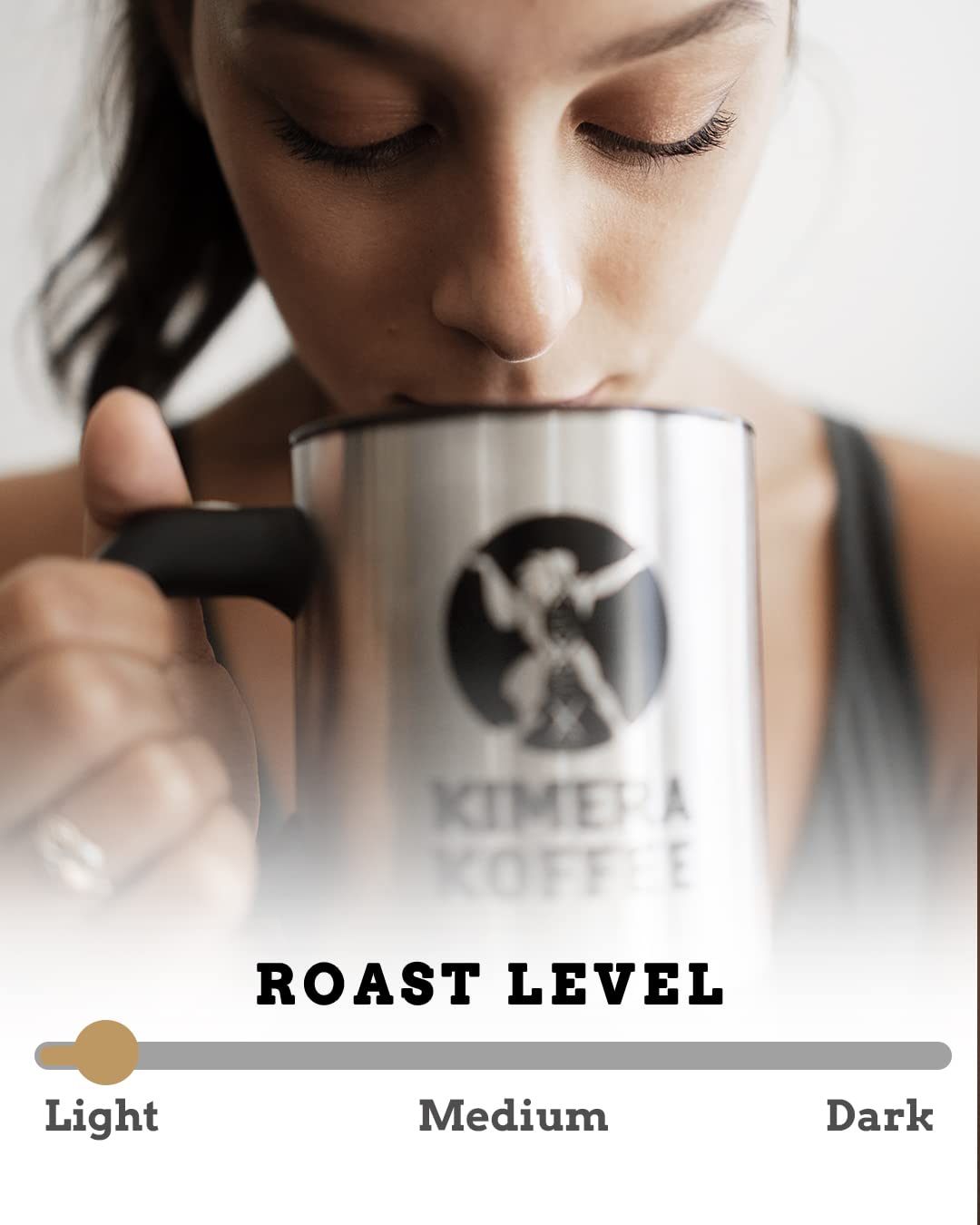Kimera Koffee Amber Blend - Organic Honey-Processed Light Roast Nootropic Coffee with Alpha-GPC, Taurine, DMAE, L-Theanine, 12oz Ground