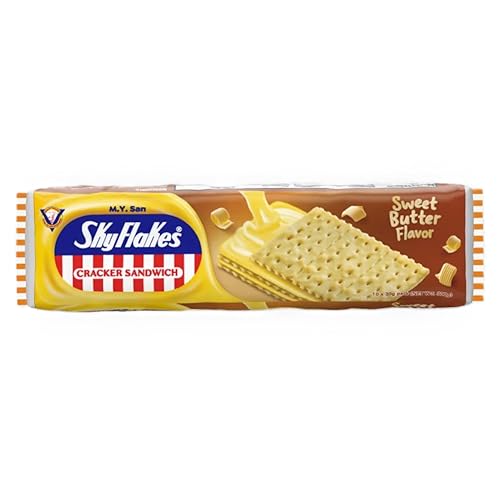 M.Y. San Cracker Sandwich Sweet Mantikilya (Sweet Butter Cream) Flavor, 300g (10.58 oz) 3 Pack