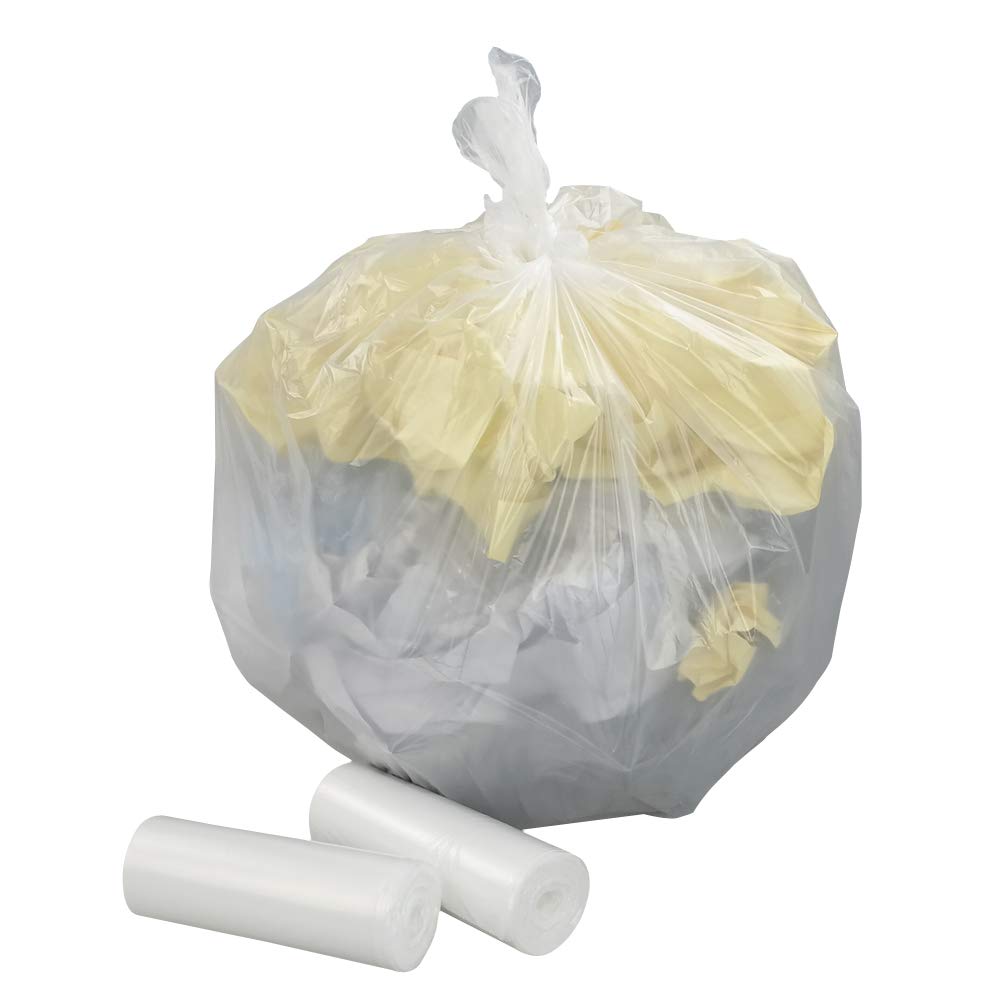 Utiao 1.5 Gallon Trash Bags, Small Trash Can Liners, 6 Rolls/150 Counts