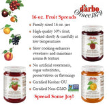 D’arbo Orange Fruit Spread, 16 oz (454 g) | All-Natural Austrian Marmalade | Made with Real Oranges | No Artificial Colors or Preservatives