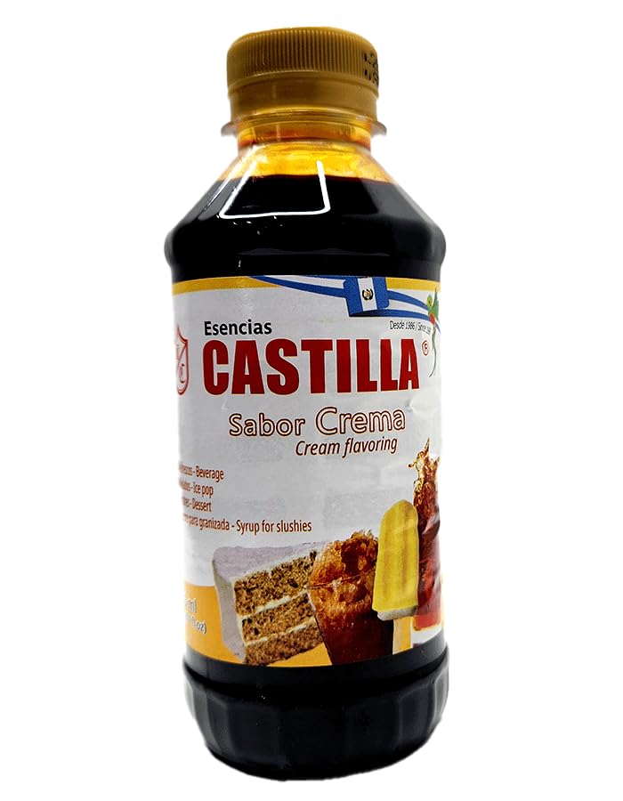 CASTILLA Sugar Free Cream Flavor Concentrate, 8.5 oz, Pack of 2