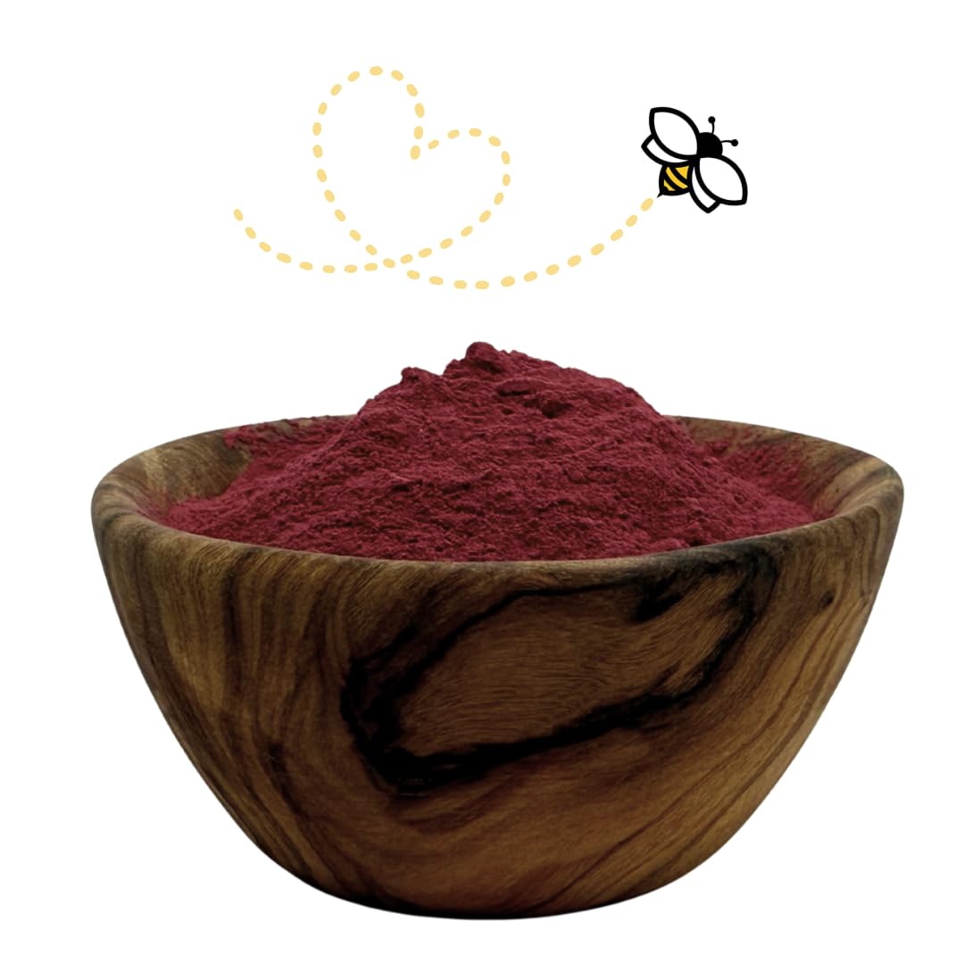 Raw Essentials Red Beet Powder - Great in Smoothies, Baked Goods, Dressings, and Marinades - Non-GMO, Gluten Free and Vegan - 10 oz