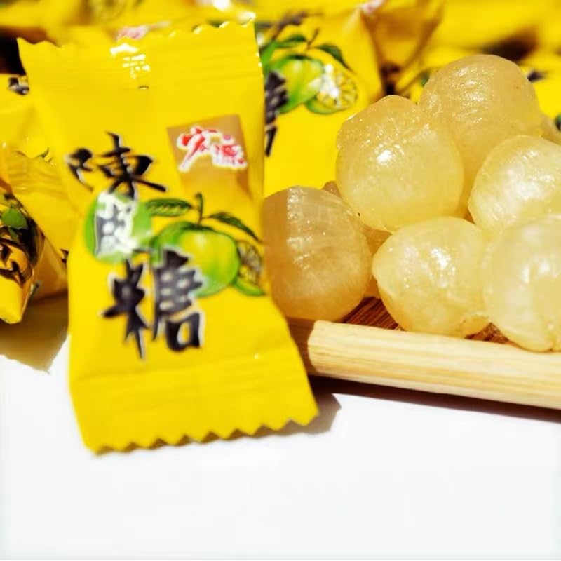 Hong Yuan Tangerine peel Classic Candy 350g/12.3oz 6pack