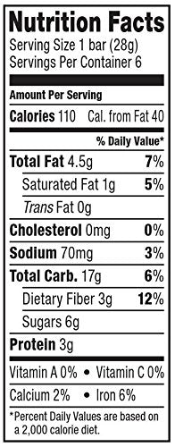 Soul Sprout, by Two Moms Sprouted Granola Bars, Cacao Nib Crunch 6 oz