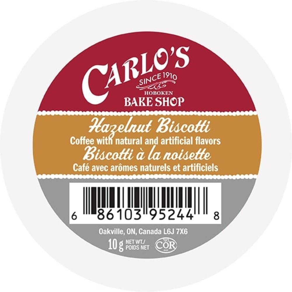 Cake Boss Coffee, Hazelnut Biscotti Flavored Single Serve Coffee, K Cups for Keurig Brewers, Medium Roast, Arabica Coffee Beans, 120 Count