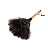 Roexboz Feather Duster Washable Soft Duster Antistatic Animal Feather Brush Natural Ostrich Feathers with Long Wooden Handle Feather Duster for House