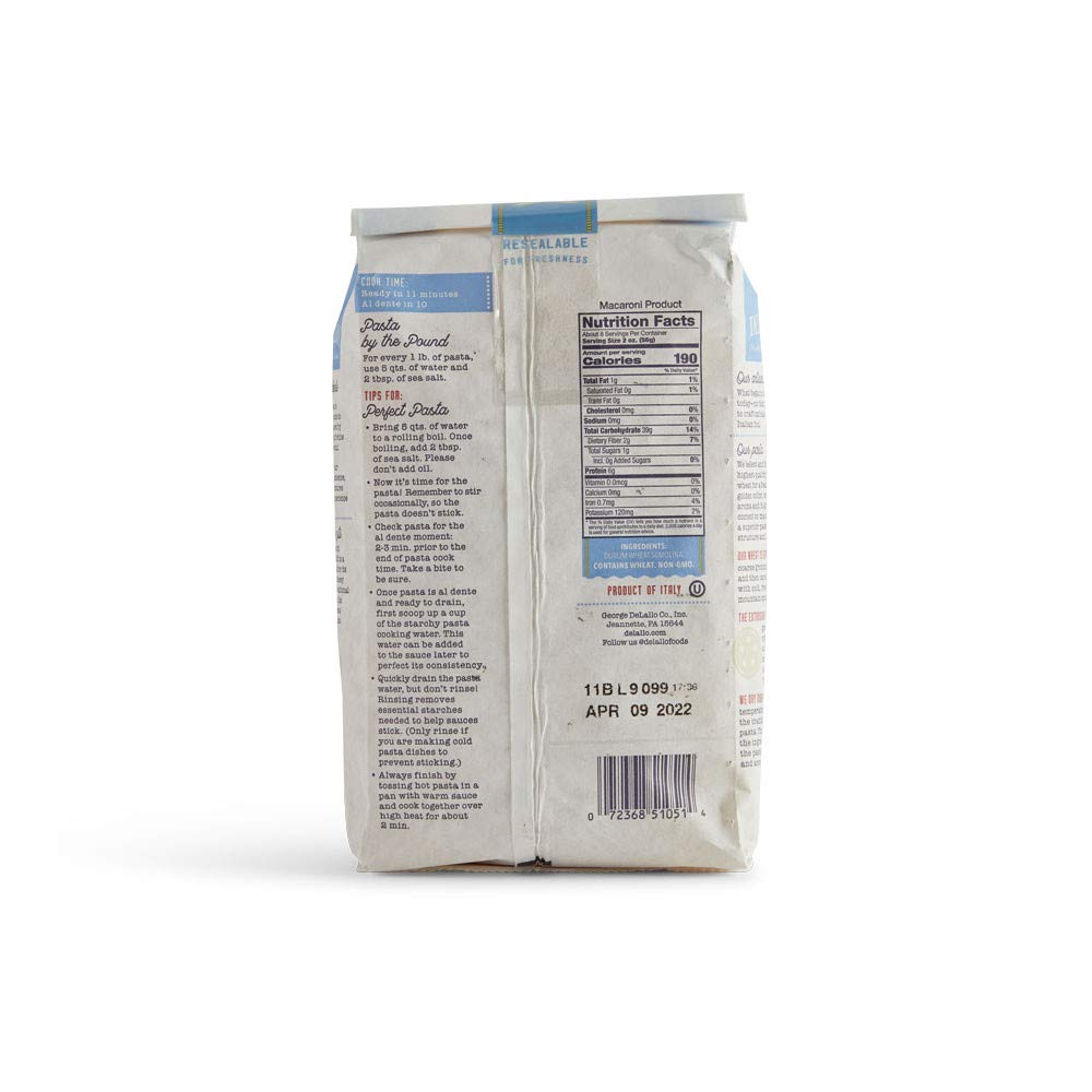 DeLallo Ziti, Penne, 1-pounds (Pack of8)