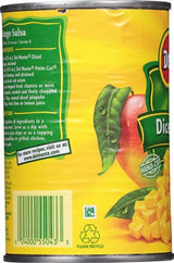 DEL MONTE Diced Mango in Extra Light Syrup, Canned Fruit, 15 oz Can