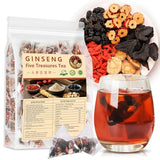 Kidney tea formula Ginseng Six Treasure Tea?Chinese Herbal Tea?Natural Organic Kidney Cleanse Detox Tea for Women & Men (1 Pack/25 Bags)