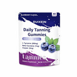 Blueberry Vitamin Gummies are rich in Vitamin D3 and various minerals. This dietary supplement features a natural plant-based formula that supports