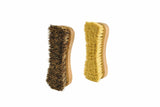 Naturolic All-Natural Wooden Scrub Brush Set | Wooden Handle | Tampico and Palmyra bristles | Eco Friendly Cleaning Products | Pack of 2