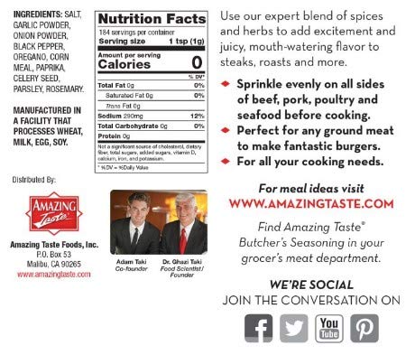 Shakers Seasoning Bundle, Butcher's Seasoning for Steaks, Tri-Tips, Roast & Chops wit a savory herb blend.