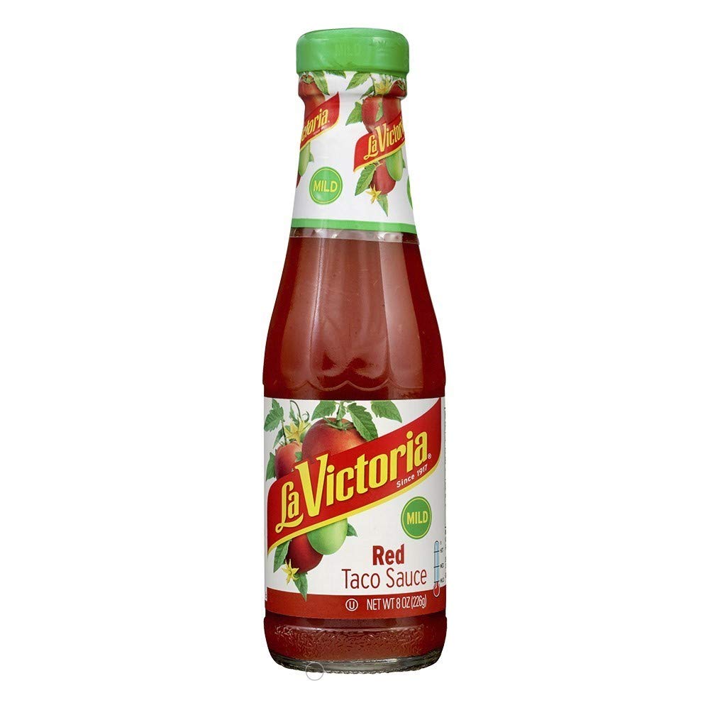 La Victoria Mild Red Taco Sauce, 8 Ounce (Pack of 12)