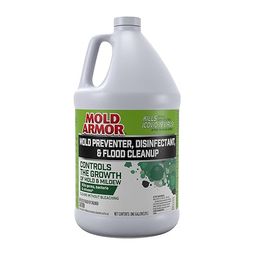 Mold Armor Mold Preventer, Disinfectant and Flood Cleanup, 1 gal., Control & Prevent the Growth of Mold and Mildew, Cleans without Bleaching, Ready