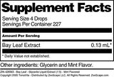 Bay Leaf - Glycerite Liquid Extract (1:5) - Mint Flavored (1 fl oz, ZIN: 428563) - 2 Pack
