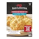 Red Lobster Gluten Free Cheddar Bay Biscuit Mix With Garlic Herb Seasoning, Cheddar Gluten Free Biscuit Mix, 11.36 Oz Box (Pack of 1)