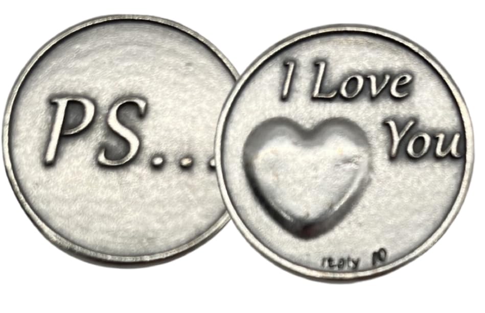 Westmon Works I Love You Sentiment Token and Poem Card Valentines Day Gift Set