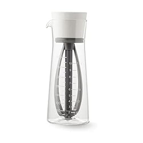 Chef'n Salad Dressing Mixer, Baking White/Vintage Indigo