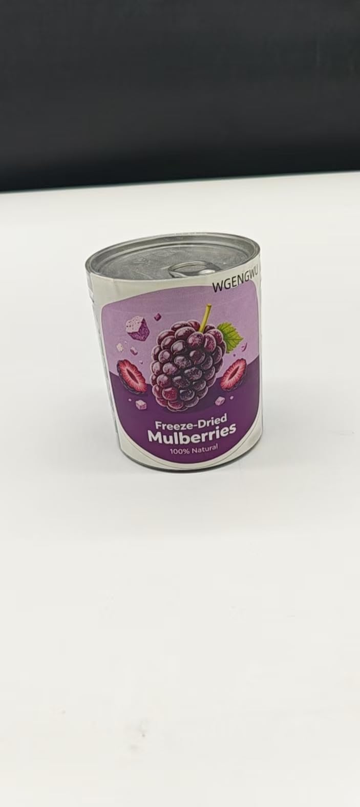Dried Mulberries, 100% Natural Sun-Dried Fruit, No Added Sugar, Vegan, Gluten Free Superfood Snack for Baking, Cereal, Trail Mix, 8oz