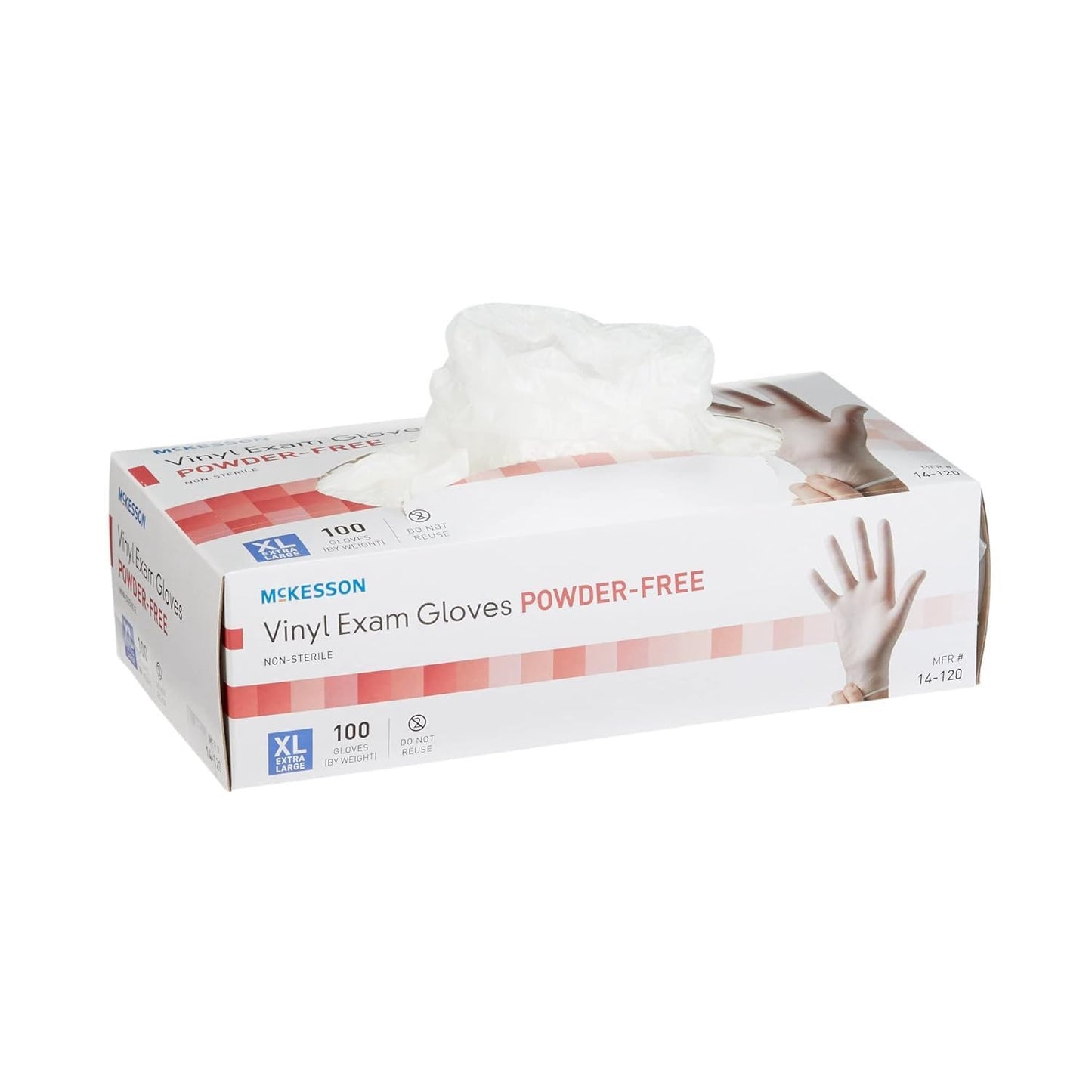 McKesson Vinyl Gloves X-Large (100 per Box)