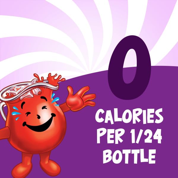 Kool-Aid Liquid Drink Mix Duo for Sugar Free Flavored Hydration, Water Flavoring, Beverage Mixing and Drink Enhancer, Tropical Punch and Grape, 1.62
