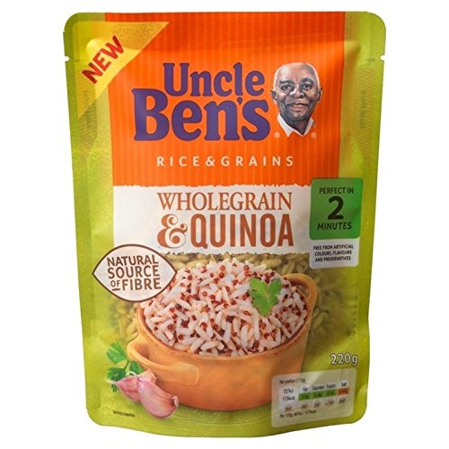 Uncle Ben's Wholegrain & Quinoa Rice 220g - Pack of 6