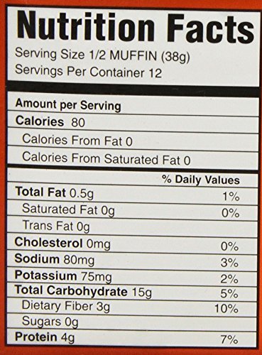 Food For Life Flourless Sprouted Grain English Muffin, 16 oz (Frozen)