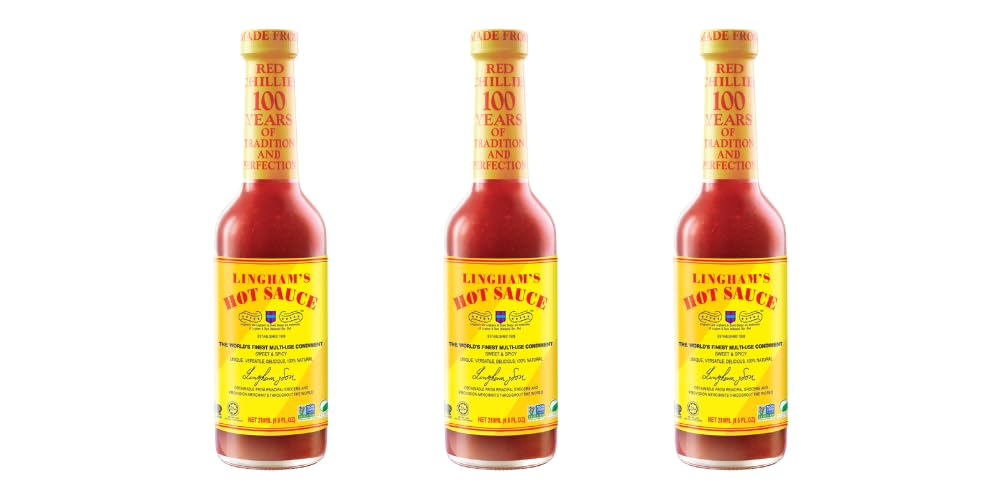 BONUS PACK - Lingham's Hot Sauce, Original, 12.6 oz Buy 2+1 Free (Pack of 3)